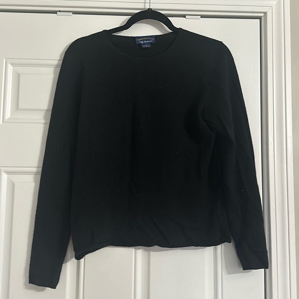 Cashmere women’s M black sweater